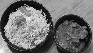 Egg Fried Rice With Chicken Kasa Combo