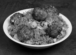 Veg. manchurian rice
