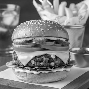 Veg Cheese Burger