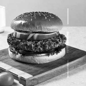 Kurkure mushroom burger