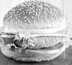 Cheese tikki burger