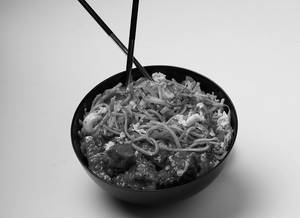 Schezwan Egg Noodle -schezwan Chicken Combo