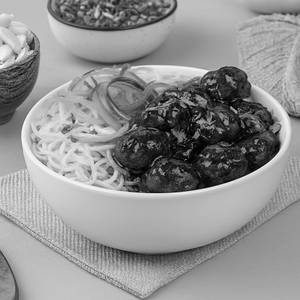 Veg Manchurian Hakka Noodles Bowl