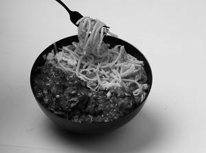 Egg Noodle-chicken Manchurian Combo