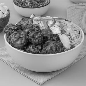 Chicken Manchurian Hakka Noodles Bowl