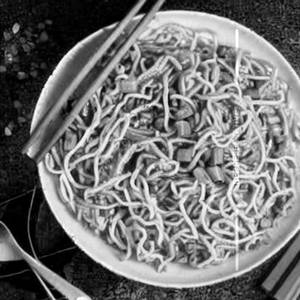 Breakfast special  egg noodles