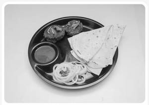Chicken Kabab & Rumali Roti