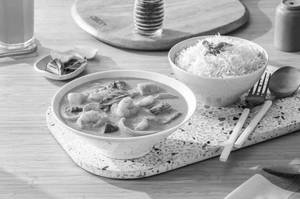 Thai Red Curry With Rice (Prawn)