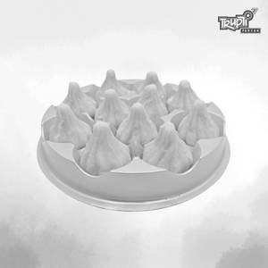 WHITE MAWA MODAK 11 PCS