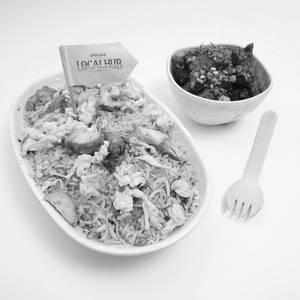Chicken Fried Rice With Chicken Manchurian (wet)