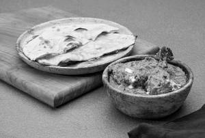 Butter Chicken Masala With Butter Rotti