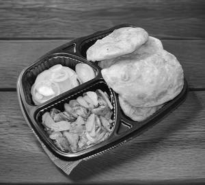 Poori with Aloo Bhujia