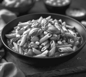White Sauce Cheese Penne Pasta