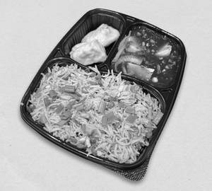 Fried Rice With Manchurian Gravy & Momos Combo