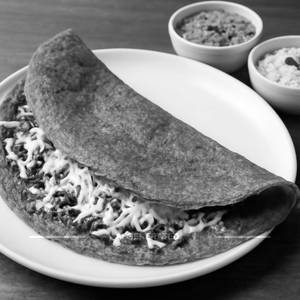 Cheese Palak Garlic Dosa