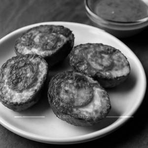 Ghotala (Nargis With Half Fry) Oil (3 Eggs With 4 Bread)