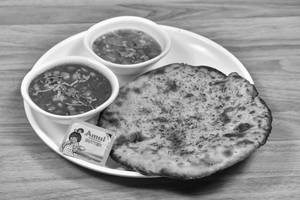 1 Amritsari Aloo Kulcha With Chole