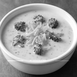 Broccoli Almond Cheese Soup (250 ml)