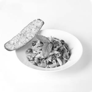 Pesto Pasta Salad with Mushroom & Olives