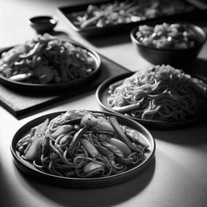 Veg hakka noodles