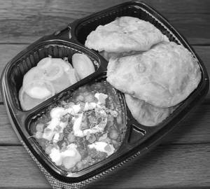 Poori with Matar Paneer