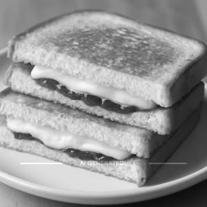 Cheese Jam Chatni Sandwich