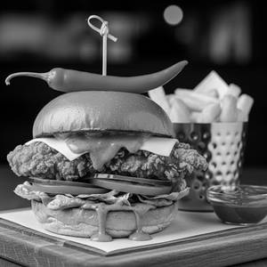 Spicy Peri Peri Burger