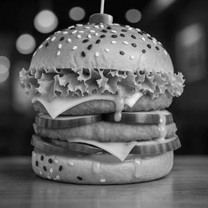 Double Veg Cheese Burger