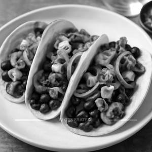 Black Been Mushroom Tacos