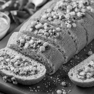 Corn garlic bread