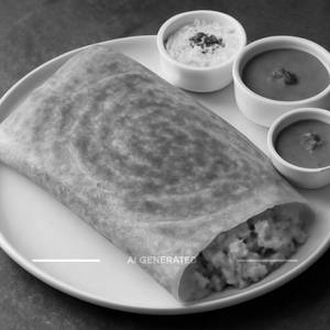 Mix Chutney Masala Dosa
