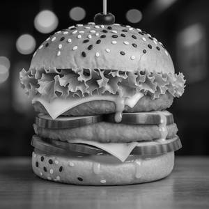 Double Chicken Cheese Burger
