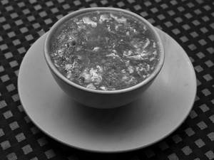 Hot And Sour Soup With Mushroom