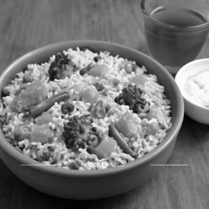 Veg. Biryani With Dahi