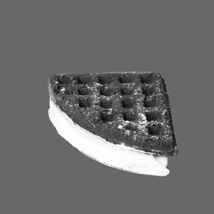 Dark And White Waffle