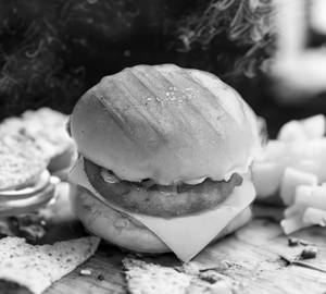 Veg cheese burger