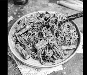 Paneer hakka noodles