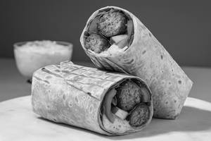 Falafal Wrap (baked Falafel)
