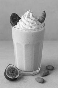 Anjeer Badam Icecream Milkshake 350Ml