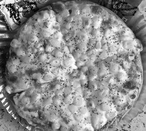 Cheese corn pizza