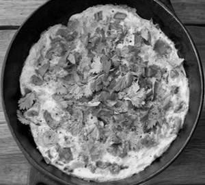Butter Omelette with Chicken