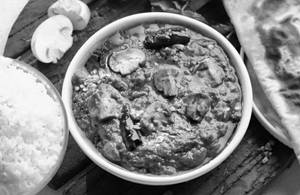 Mushroom Palak