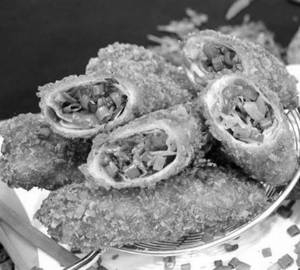 Veg Kurkure Spring Roll