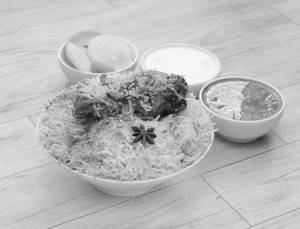 Chicken Leg Kebab Biryani