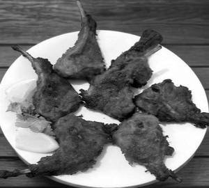 Mutton chaap deep fry