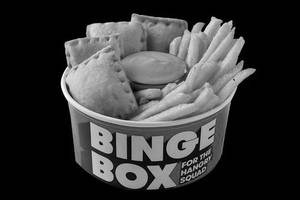 Binge Box - Pizza Puff (4pcs) + Fries (M) + Dip