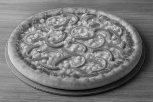 Onion Sweetcorn Capsicum Pizza