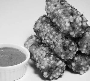 2 sabudana roll with curd