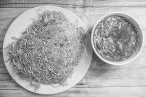 Chicken Pan Fried Noodles