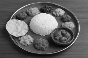 Kerala Rice + Chicken Curry